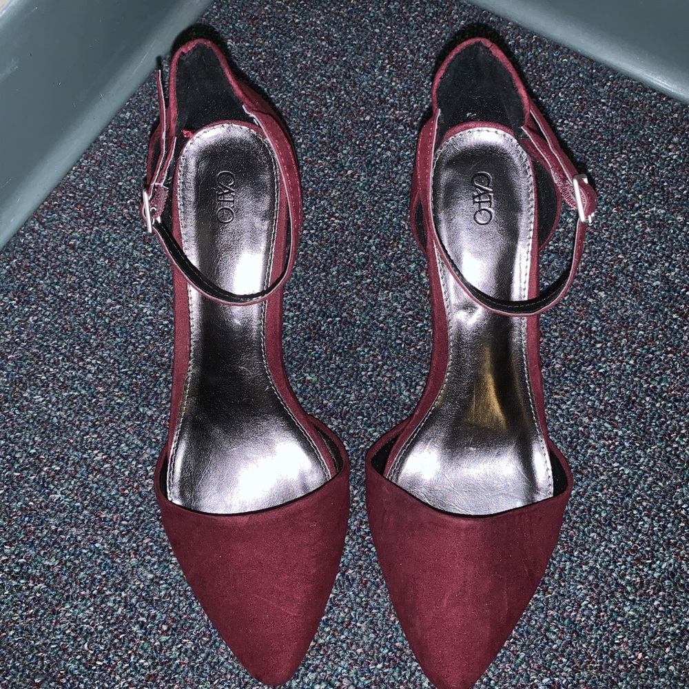 Cato Burgundy Heel